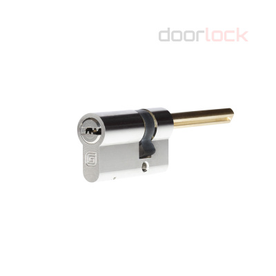 Цилиндровый механизм ГАРДИАН Standart GS(56/21/70SH) S матовый никель, 56хSH21мм, 5 ключей