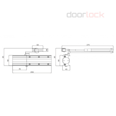 Доводчик ECO SCHULTE TS-14