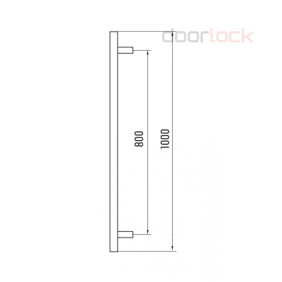 Ручка-скоба прямая DL PHS12