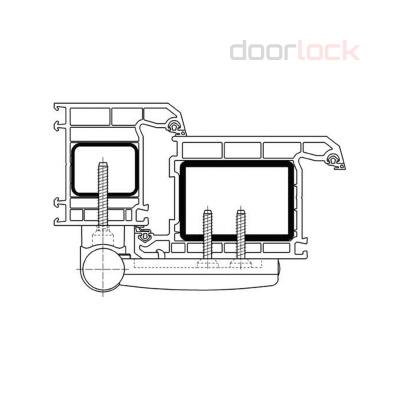 Дверная петля SIMONSWERK SIKU 3D Serie K 3035 накладная
