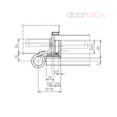 Петля SIMONSWERK VN 1939/160 FD