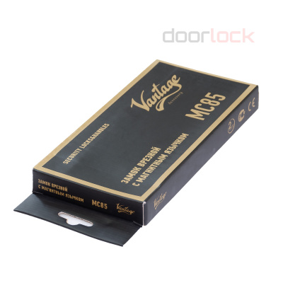 Магнитный замок под цилиндр Vantage MC85 SN (матовый никель)