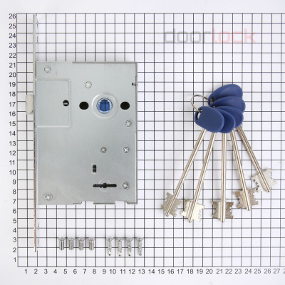 Замок дверной DOORLOCK DL930K/Z/67/85мм, сувальдный
