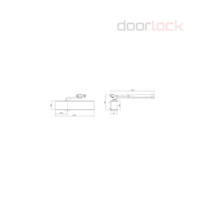 Доводчик ECO SCHULTE TS-20