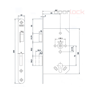Замок NEMEF 1769
