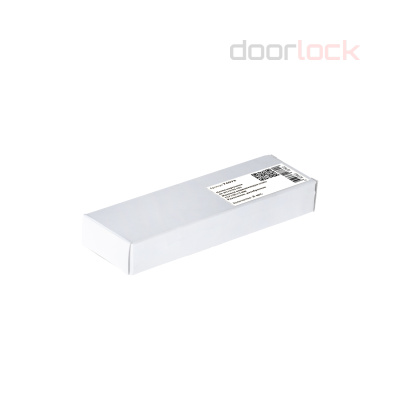 Дверная петля DL H110/95 SSS карточная, матовая нержавеющая сталь, разобранная