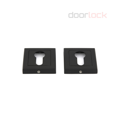 Накладка ФАБРИКА ЗАМКОВ T BB ET, черная, под цилиндр